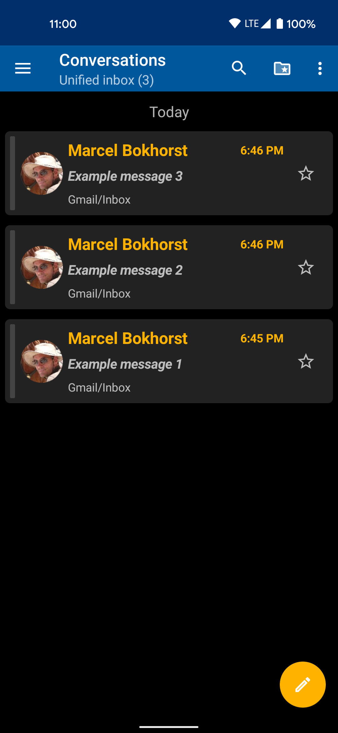 FairEmail, privacy aware email screenshot 12
