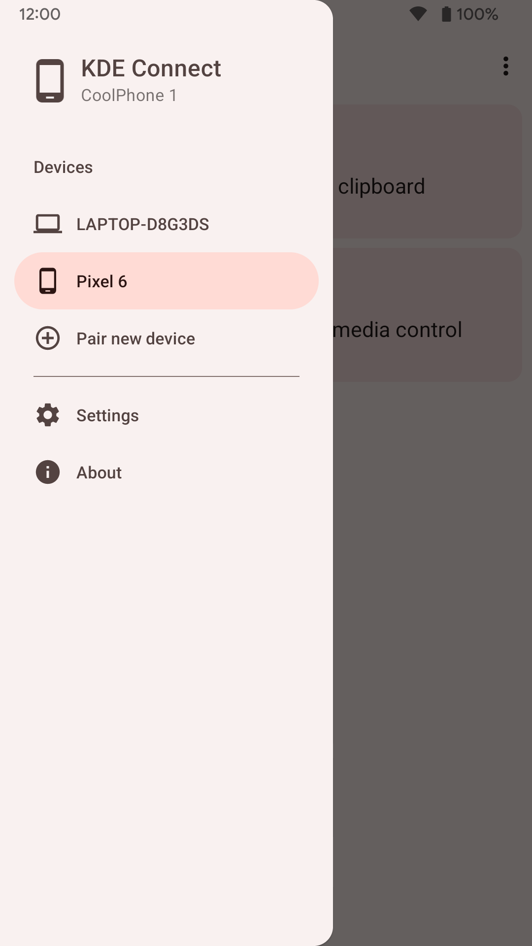KDE Connect screenshot 7