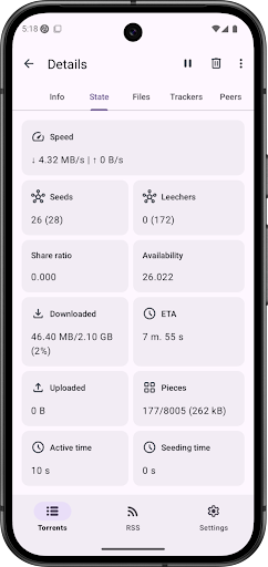 LibreTorrent screenshot 5